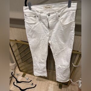 Madewell White Jeans